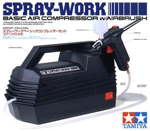 TAMIYAタミヤスプレーワークHGコンプレッサーREVO/エアーブラシセット