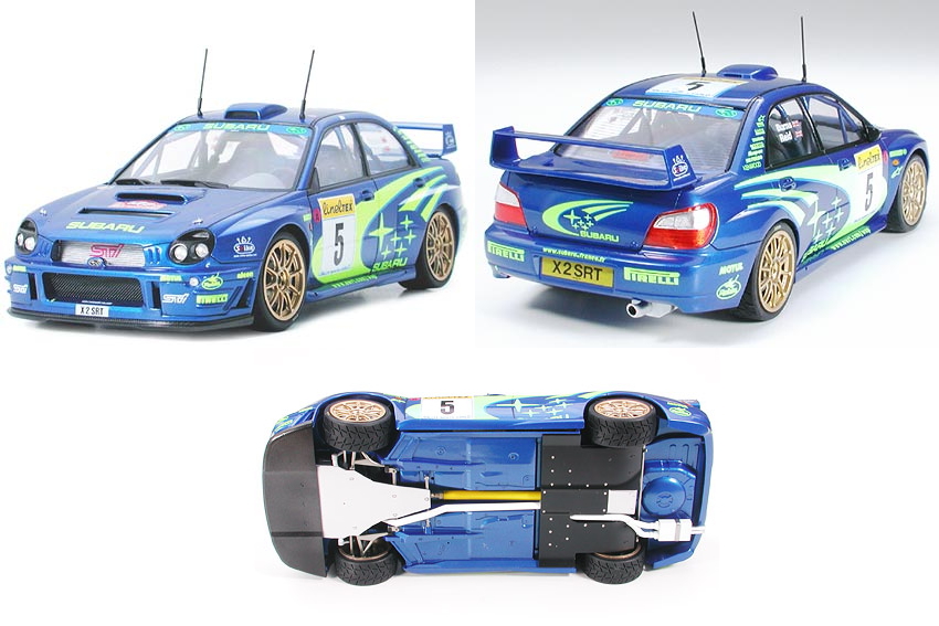 TAMIYA SUBARU IMPREZA WRC2001 1/24 完成品 1/24 スバル インプレッサ