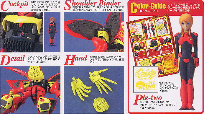 MG 1/100 AMX-004-3 プルツー専用 キュベレイMk-II (機動戦士ガンダムZZ)