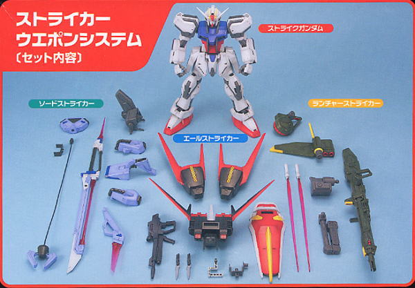 未使用】ストライクガンダム・ストライカーウェポンシステム 1/60