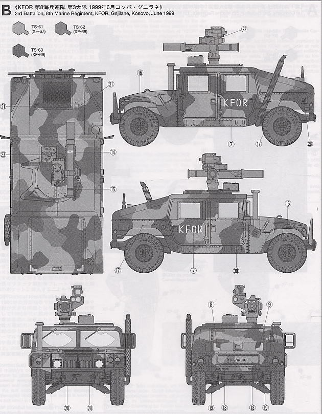 M1046 ハンビー TOWミサイルキャリヤー (プラモデル) - ホビーサーチ
