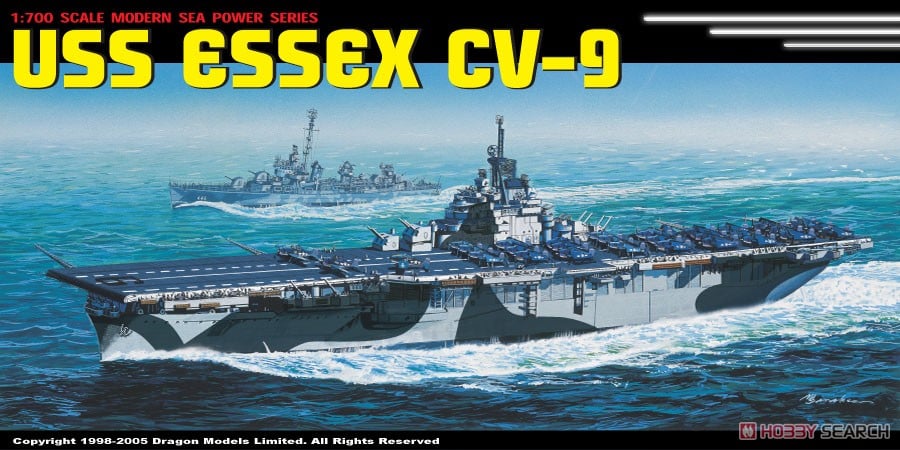 アメリカ海軍 航空母艦 U.S.S.エセックスCV-09 (プラモデル) - ホビー