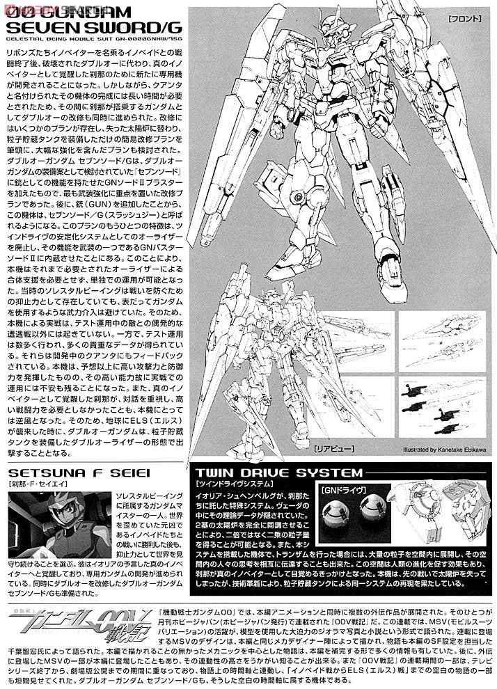 GN-0000/7S ダブルオーガンダム セブンソード/G (MG) (ガンプラ