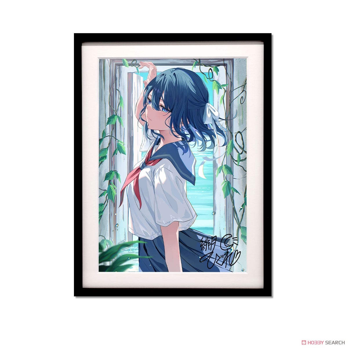 凪 イラスト「大丈夫」ジークレー画 絵画 サイン入り 凪 イラスト