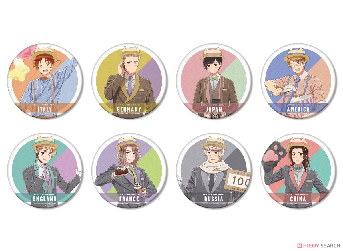 ヘタリア World☆Stars 描き下ろしイラスト ロシア 遊園地ver. BIG缶