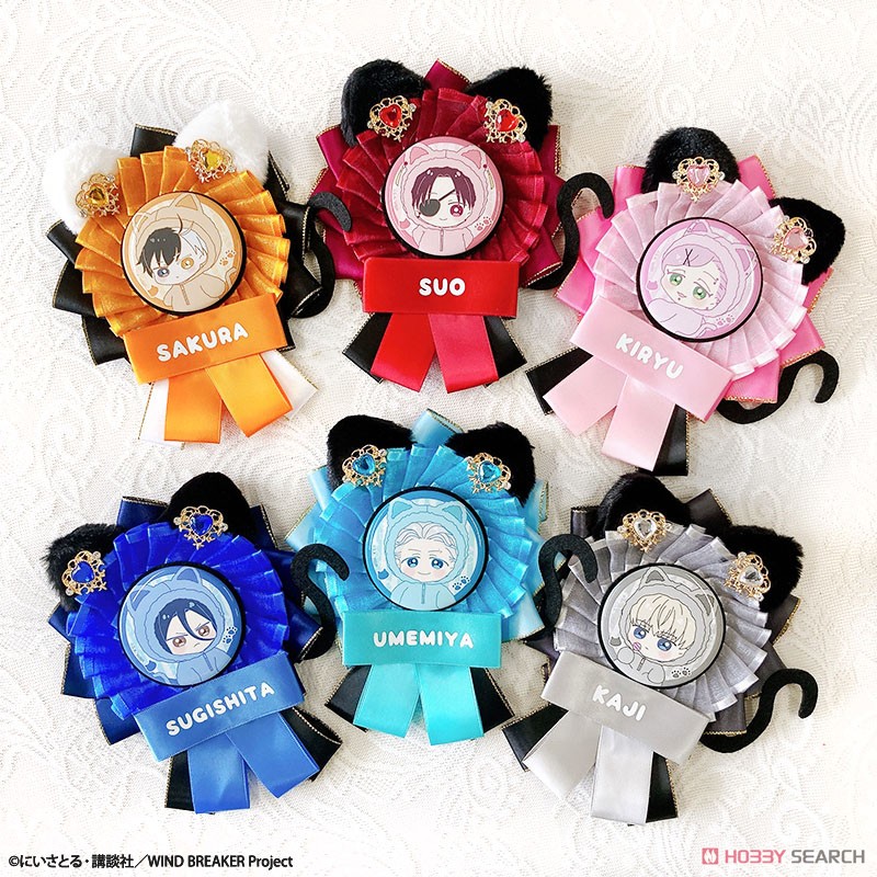 アニメ「WIND BREAKER」 ロゼット&缶バッジセット 梶蓮 (キャラクター