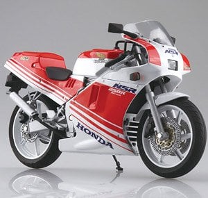 Honda NSR250R `88 ファイティングレッド/ロスホワイト (ミニカー