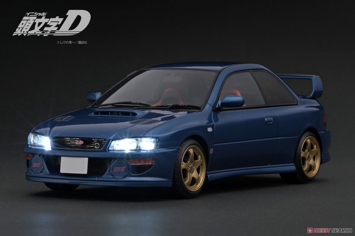 INITIAL D SUBARU Impreza WRX type R STi Version V (GC8) Blue ※LED