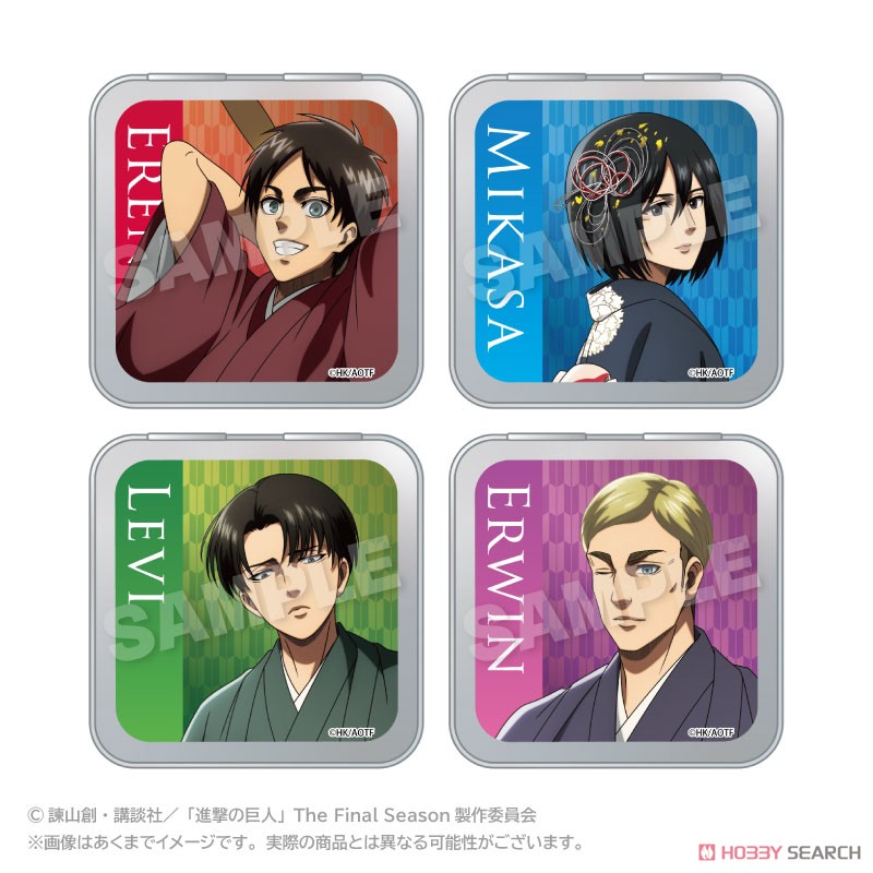 進撃の巨人 コレクション缶ケース お正月ver. リヴァイ (キャラクター