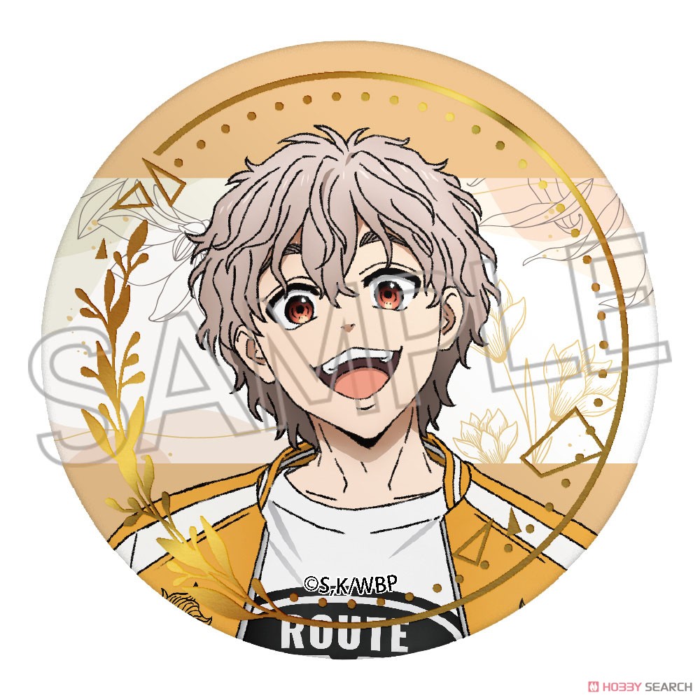 兎耳山丁子 缶バッジ 42個セット WIND BREAKER 箔押し缶バッジ 兎耳