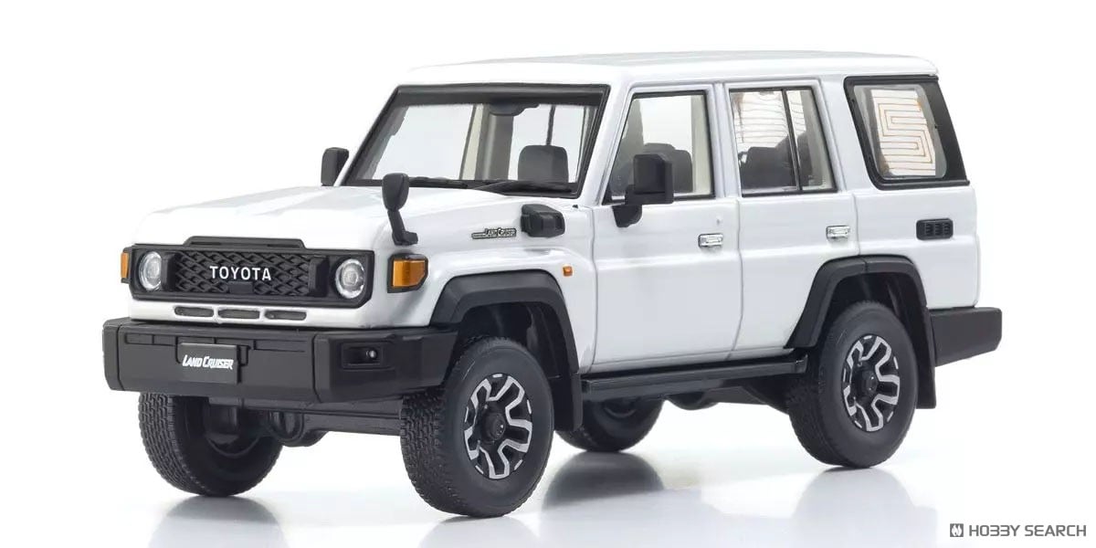 ランドクルーザー70 カラーサンプル 白 ホワイト ランクル70 ミニカー