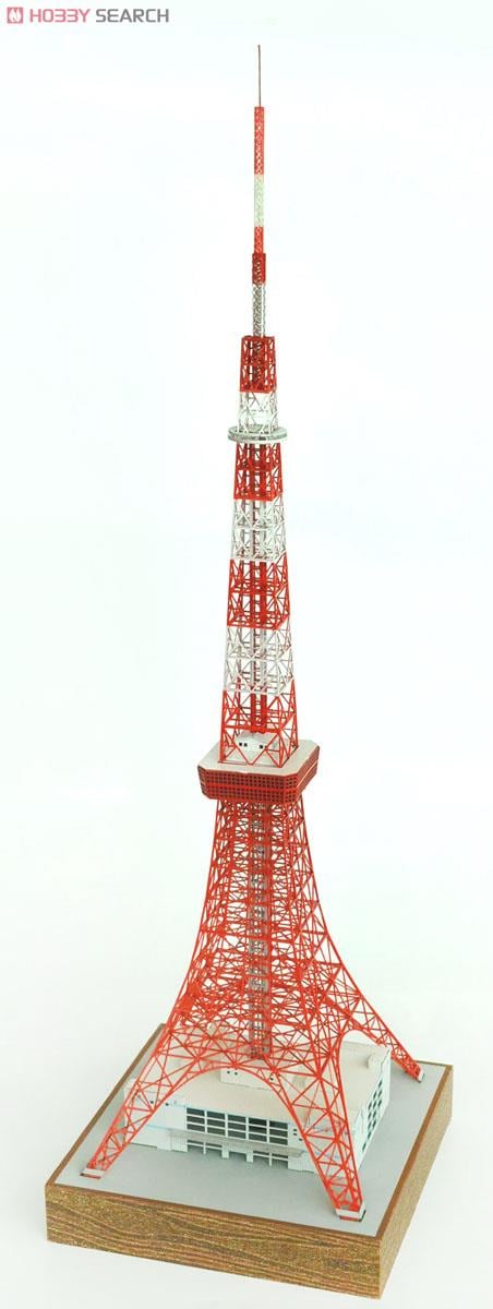 東京タワー 1/1000 プラモデル 333㎜ 接着剤不要！ 4パーツ差し込み 1
