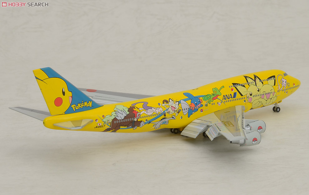 新品！ANA限定レア物】ボーイング747-400ピカチュウジャンボ1/400