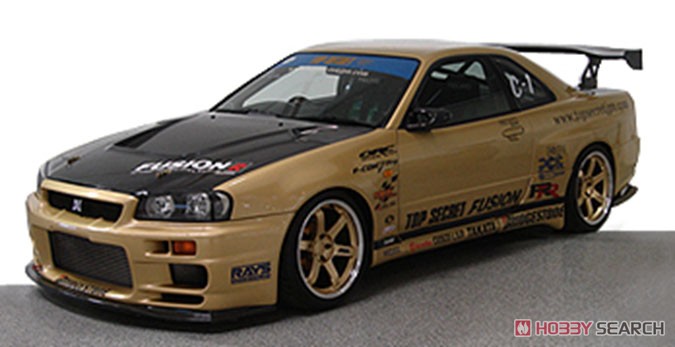 Top Secret GT-R (BNR34) Gold (Diecast Car) - HobbySearch Diecast