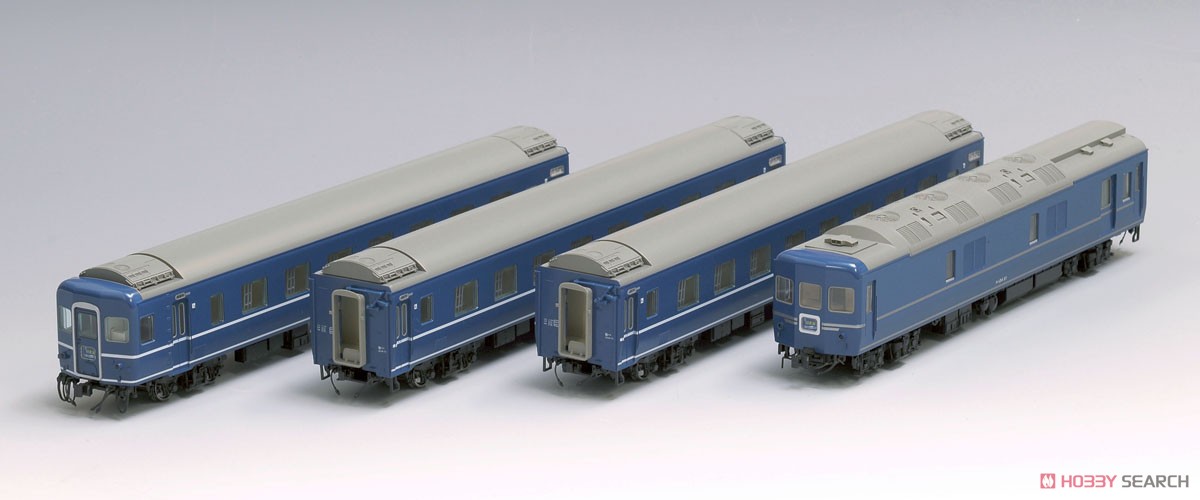 HOゲージ 寝台特急24系25型 4両 真鍮製キット組み立て品 未走行 16番