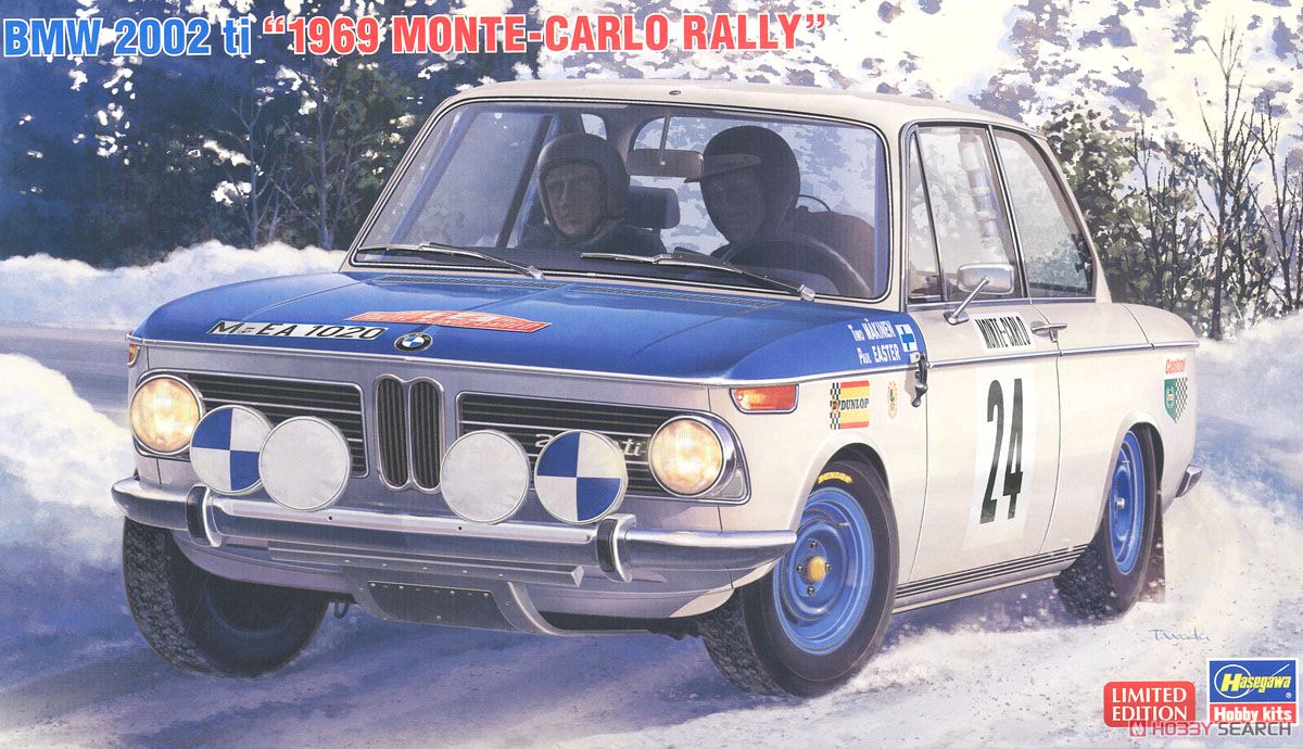 BMW 2002 ラリーモンテカルロ1:18 1969 BMW 2002 Ti #24 (Monte Carlo