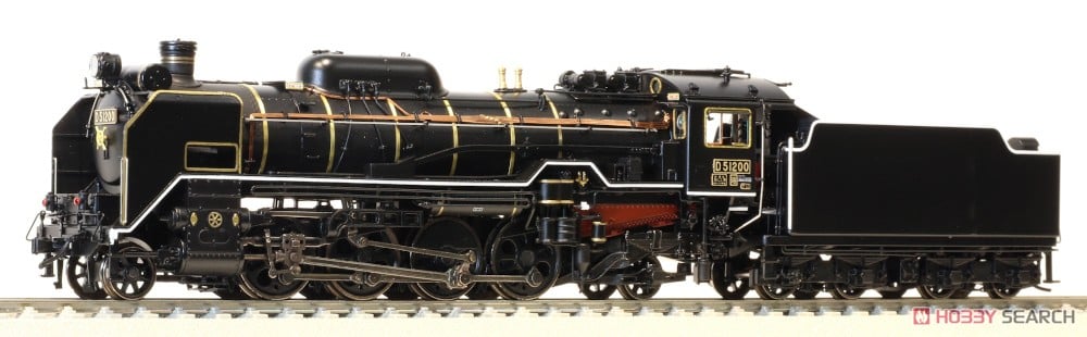 16番(HO) D51形蒸気機関車 200号機 JR西日本仕様 (真鍮製車体×カンタム