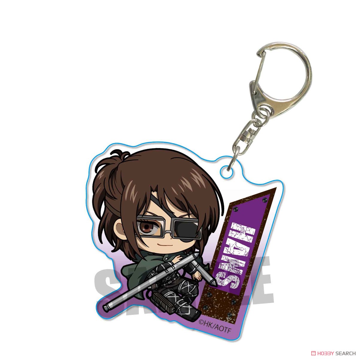 まとめ 進撃の巨人 ハンジ 缶バッジ アクリルキーホルダー 等 グッズ