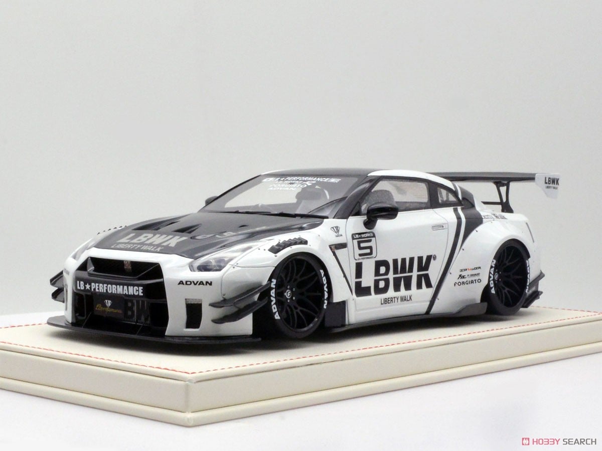 LB-WORKS 日産 GT-R R35 V2.0 LBWK White (ミニカー) - ホビーサーチ