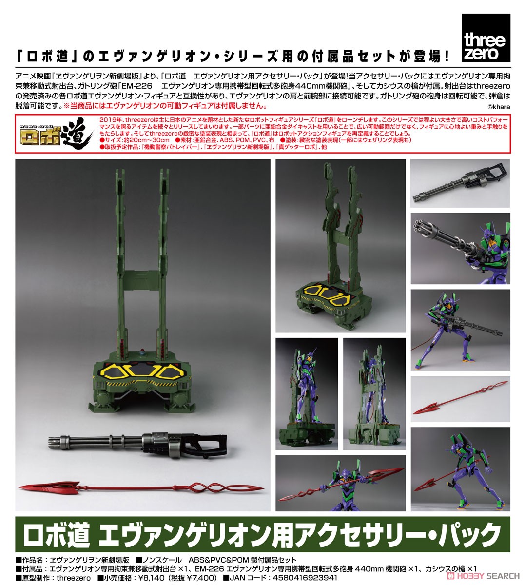 ロボ道 エヴァンゲリオン用アクセサリー・パック (完成品) - ホビー
