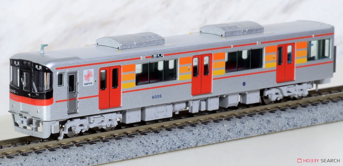 ポポンデッタ山陽6000系3両セット 山陽電鉄 6000系 3両セット (3両