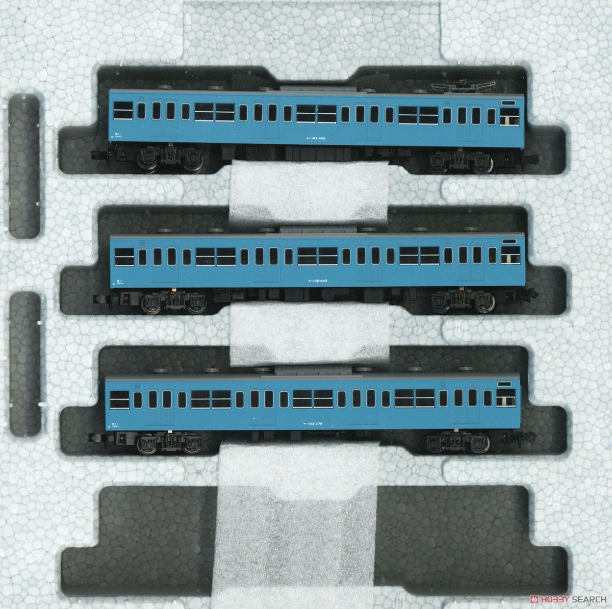 103系 ＜スカイブルー＞ 中間車3両セット (増結・3両セット) (鉄道模型