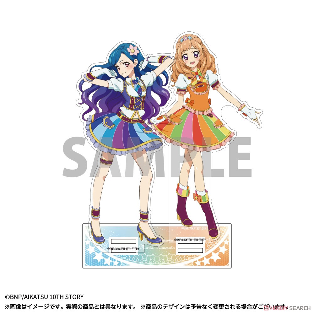 アイカツ！ ペアアクリルスタンド.6 風沢そら&姫里マリア