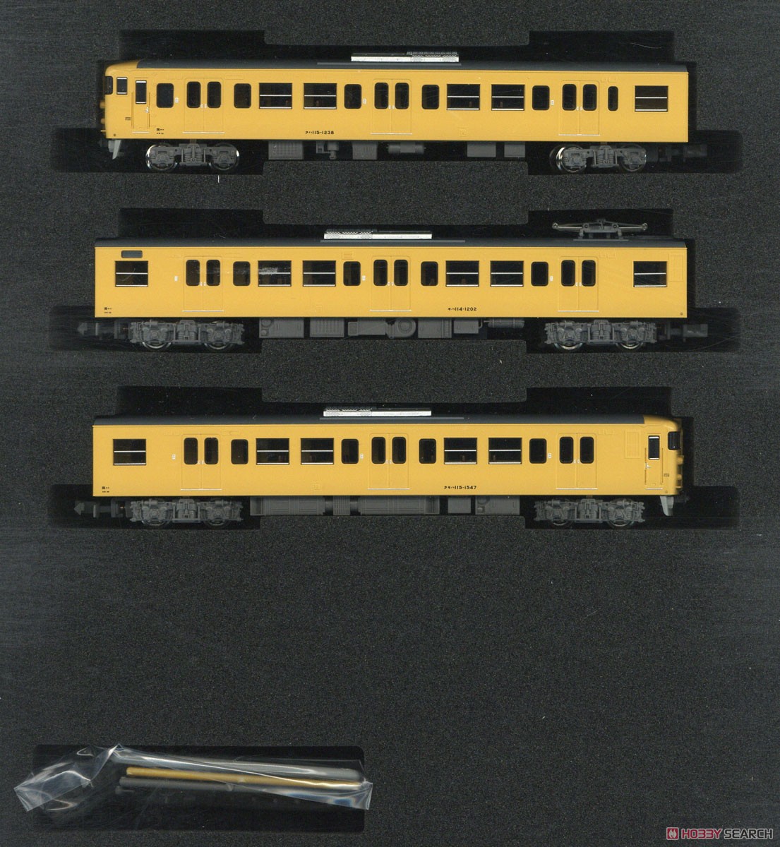 JR 115系1000番台 (30N車・D-03編成・黄色) 3両編成セット (動力付き