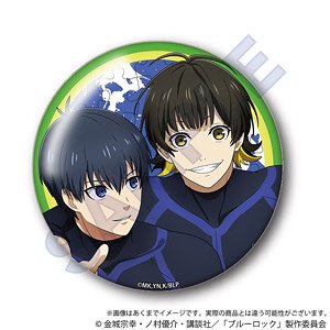 ブルーロック 墨絵風 ちょいデカ缶バッジ 潔世一 ブルーロック 墨絵風