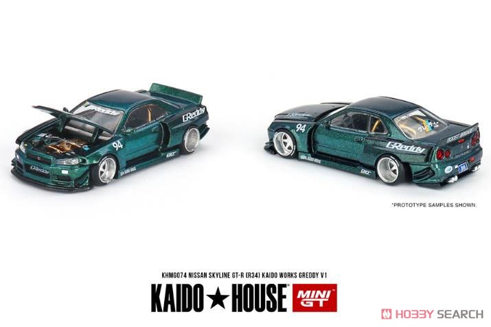 Nissan スカイライン GT-R R34 Kaido Works GReddy V1 (右ハンドル
