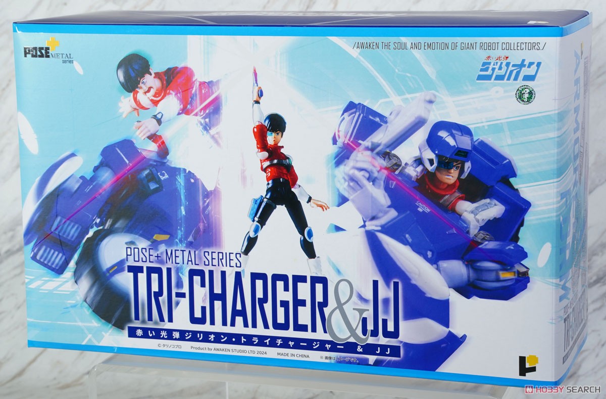 POSE+メタルシリーズ 赤い光弾ジリオン トライチャージャー&JJ (完成品