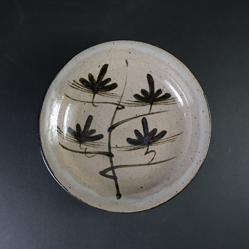 三玄窯/中里重利造/鉄絵絵唐津向付五客/24-1