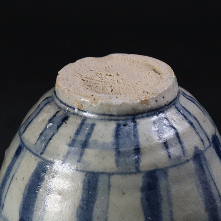 梶原靖元 染付民画手塩皿 梶原靖元 染付民画手塩皿