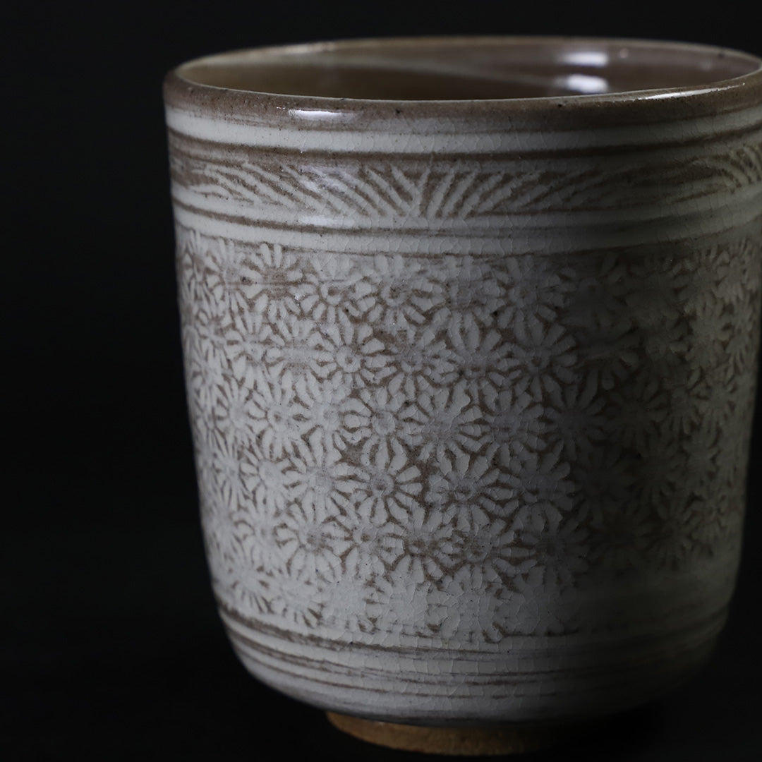 中里太郎右衛門窯 唐津三島湯呑– ギャラリー一番館オンラインショップ