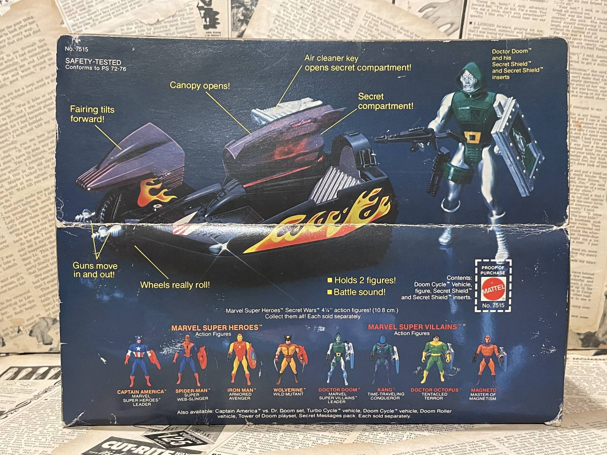 Marvel Secret Wars/Dr. Doom & Doom Cycle(80s/MIB) - 2000toys高円寺店