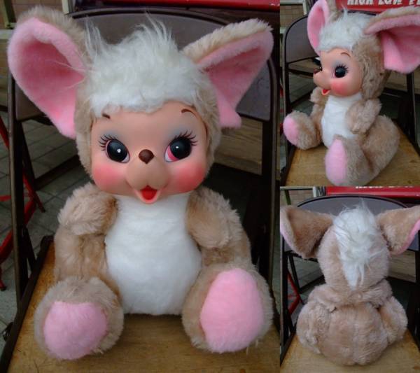 バンビのラバーフェイスドール