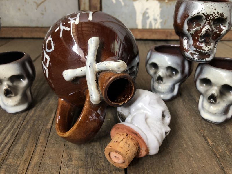 ビンテージ 50s スカル 髑髏 骸骨 ネイバーフッド ミッドセンチュリー