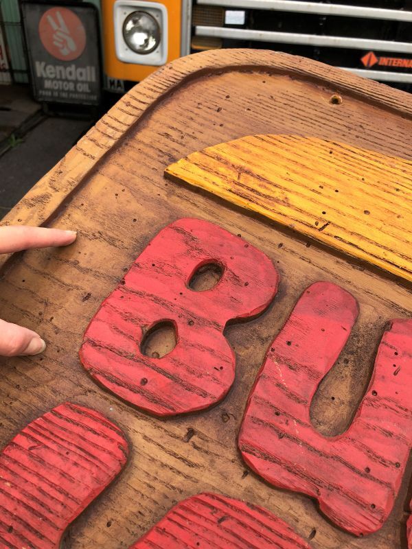 70年代 バーガーキング 旧ロゴ x ハーゲンダッツ ライトアップ 看板