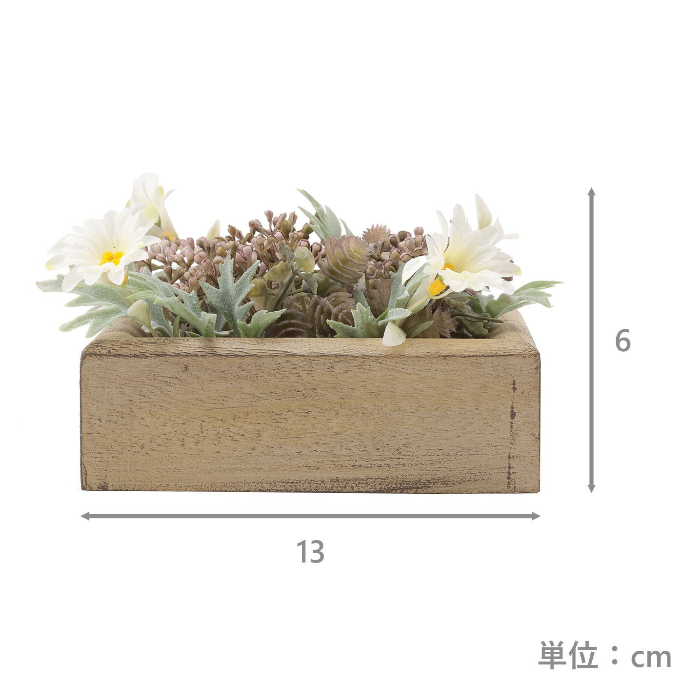 アートフラワー 木製フレーム WH | TWO-ONE STYLEネット