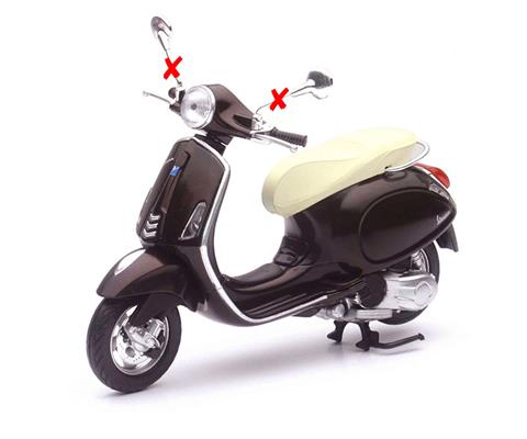 Vespa Primavera in Dark Brown - 57553-C-X