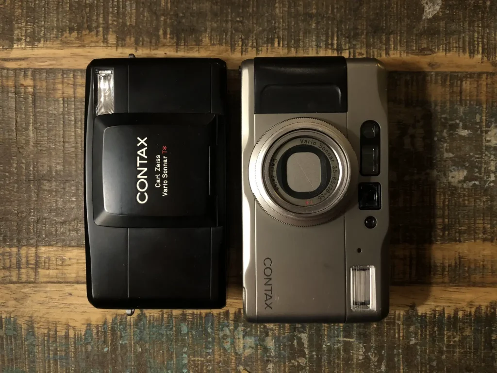CONTAX T VS II コンパクトフィルムカメラ ジャンク CONTAX TVS II