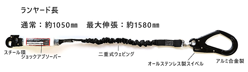 タイプ1・タイプ2適合品】【胴ベルト・ハーネス兼用】椿モデル 伸縮