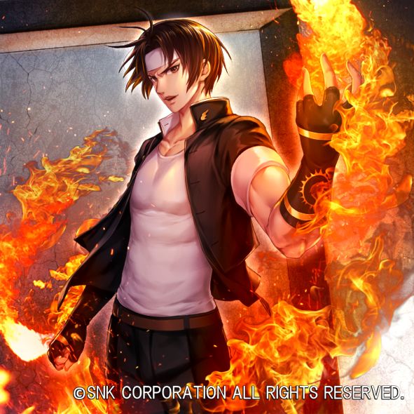 八神庵 草薙京 クリアファイル2点 八神庵 草薙京 クリアファイル2点