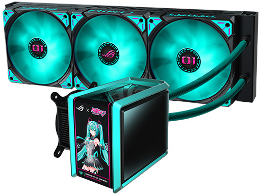 ゲーマー向けブランド「ROG」から初音ミクエディションの製品が続々登場