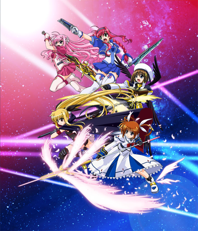 専用】魔法少女リリカルなのは 田村ゆかり 水樹奈々 直筆サイン色紙