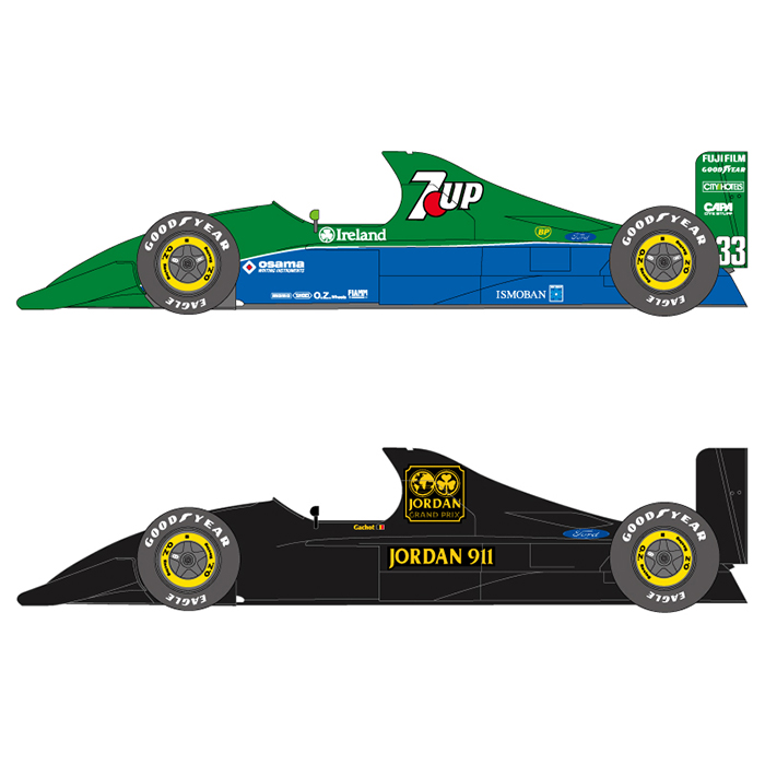 1/20 スタジオ27 ジョーダン J197 ベルギーGP タバコデカール付き