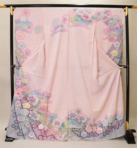 振袖単品 未仕立て品 正絹 振袖 未仕立て 正絹 振袖未仕立て品正絹