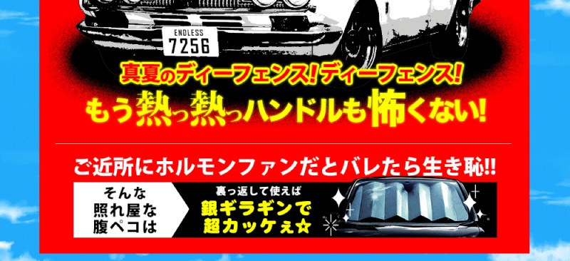 俺達のMTHカーサンシェード | 歴代GOODSライブラリー | マキシマム ザ