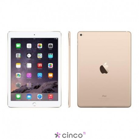 Tablet Apple iPad Air 2 16GB Wi-Fi Ouro 9.7in Câmera iSight 8MP