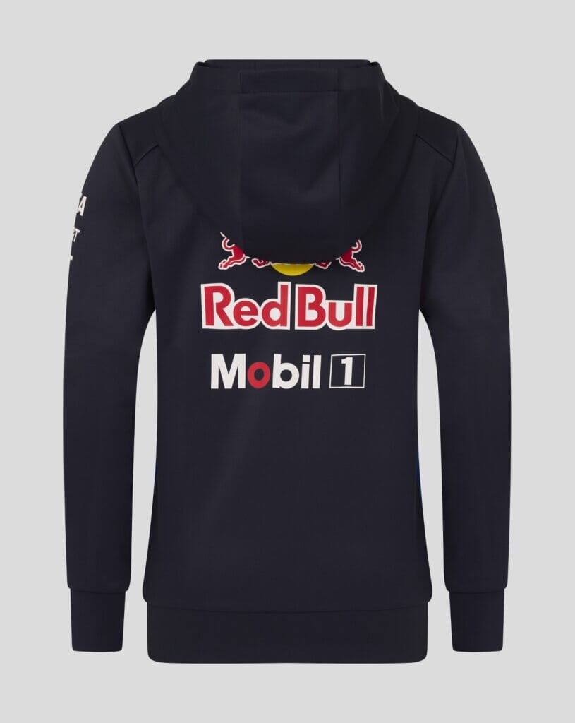 Red Bull Racing F1 Kid's 2026 Team Full Zip Hoodie- Youth Blue